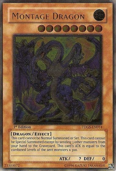 Montage Dragon UTR The Duelist Genesis Yu-Gi-Oh! card