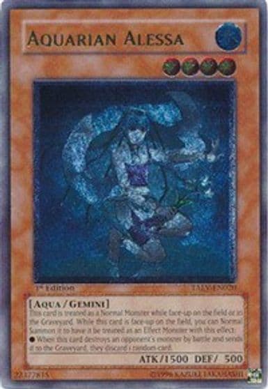 Aquarian Alessa UTR Tactical Evolution Yu-Gi-Oh! card