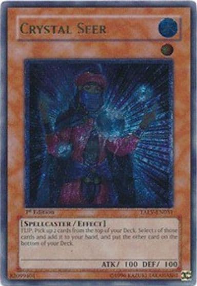 Crystal Seer UTR Tactical Evolution Yu-Gi-Oh! card