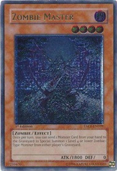 Zombie Master UTR Tactical Evolution Yu-Gi-Oh! card