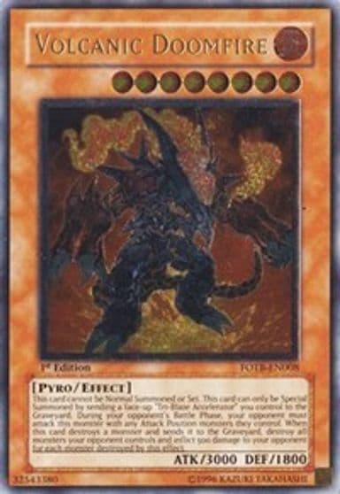 Volcanic Doomfire UTR Force of the Breaker Yu-Gi-Oh! card