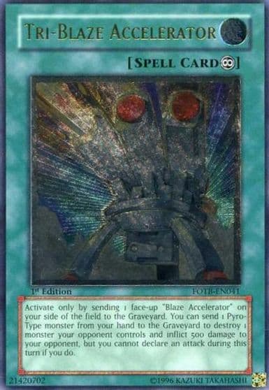 Tri Blaze Accelerator UTR Force of the Breaker Yu-Gi-Oh! card