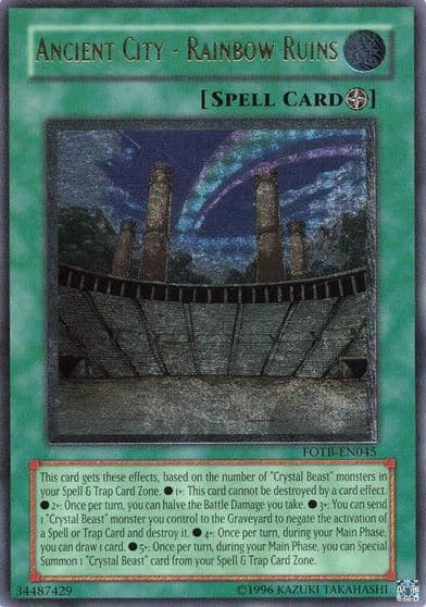 Ancient City Rainbow Ruins UTR Force of the Breaker Yu-Gi-Oh! card