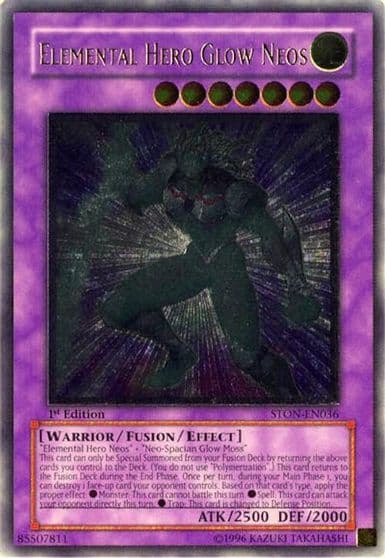 Elemental Hero Glow Neos UTR Strike of Neos Yu-Gi-Oh! card