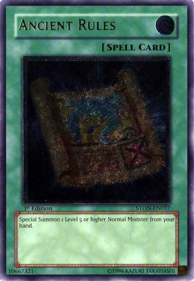 Ancient Rules UTR Strike of Neos Yu-Gi-Oh! card