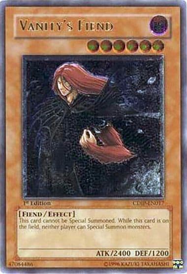 Vanitys Fiend UTR Cyberdark Impact Yu-Gi-Oh! card