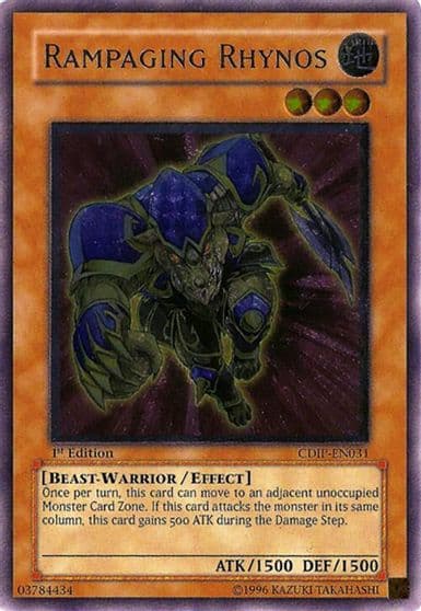 Rampaging Rhynos UTR Cyberdark Impact Yu-Gi-Oh! card