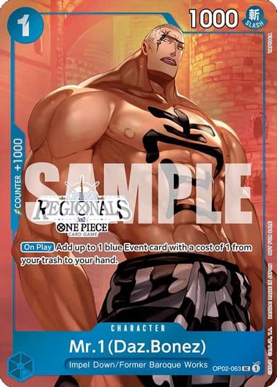 Mr1 DazBonez Online Regional 2024 Vol 3 One Piece Promotion Cards One Piece card