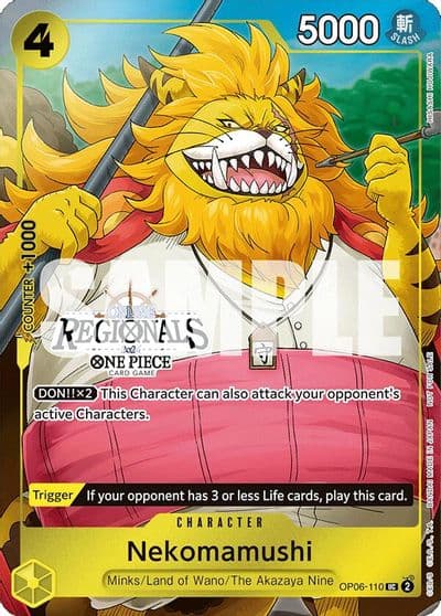 Nekomamushi Online Regional 2024 Vol 3 One Piece Promotion Cards One Piece card