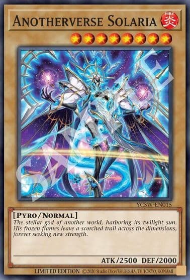 Anotherverse Solaria SR Yu-Gi-Oh! Championship Series Prize Cards Yu-Gi-Oh! card