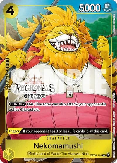 Nekomamushi Offline Regional 2024 Vol 3 One Piece Promotion Cards One Piece card