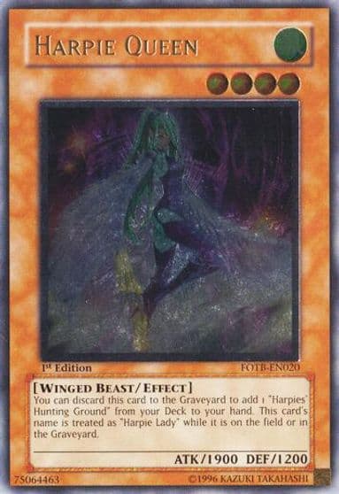 Harpie Queen UTR Force of the Breaker Yu-Gi-Oh! card