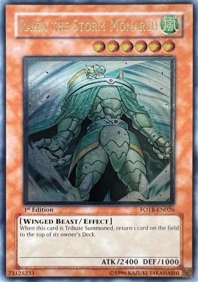 Raiza the Storm Monarch UTR Force of the Breaker Yu-Gi-Oh! card