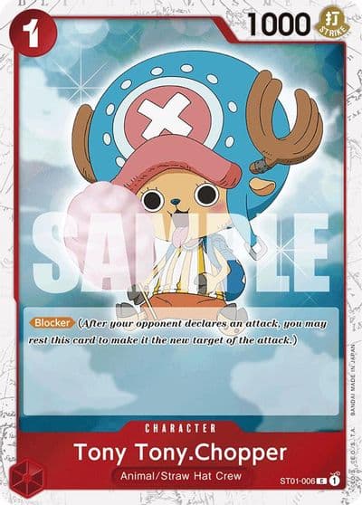 Tony TonyChopper ST01 006 Jolly Roger Foil Premium Booster -The Best- One Piece card