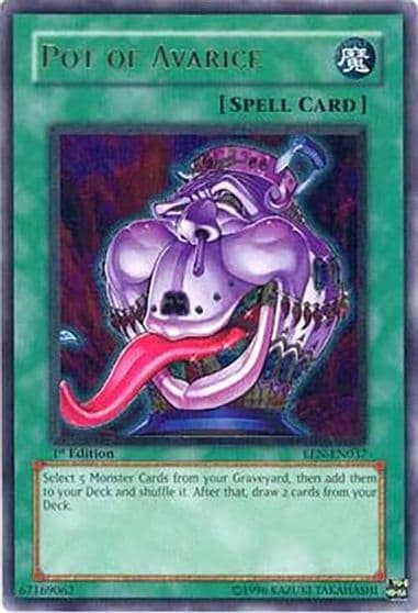 Pot of Avarice UTR Elemental Energy Yu-Gi-Oh! card