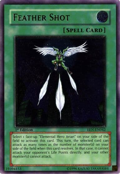 Feather Shot UTR Elemental Energy Yu-Gi-Oh! card