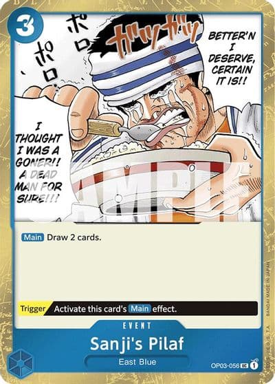 Sanjis Pilaf Jolly Roger Foil Premium Booster -The Best- One Piece card