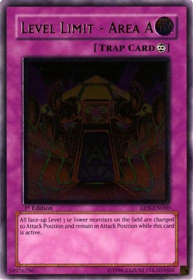 Level Limit Area A UTR Elemental Energy Yu-Gi-Oh! card