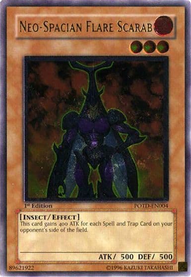 Neo Spacian Flare Scarab UTR Power of the Duelist Yu-Gi-Oh! card
