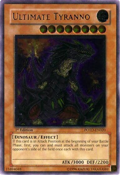 Ultimate Tyranno UTR Power of the Duelist Yu-Gi-Oh! card