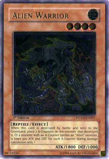 Alien Warrior UTR Power of the Duelist Yu-Gi-Oh! card