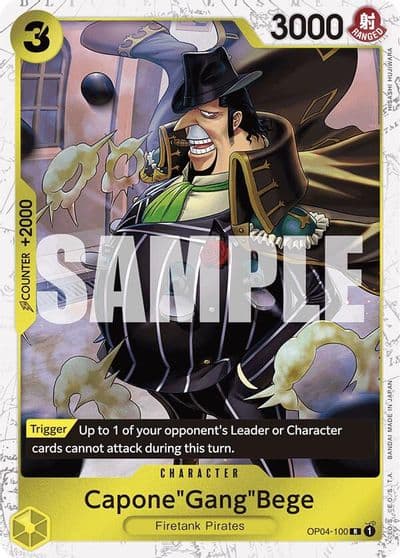 CaponeGangBege OP04 100 Jolly Roger Foil Premium Booster -The Best- One Piece card