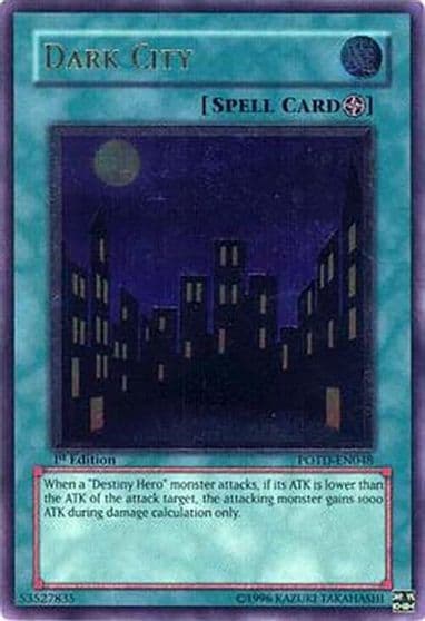Dark City UTR Power of the Duelist Yu-Gi-Oh! card