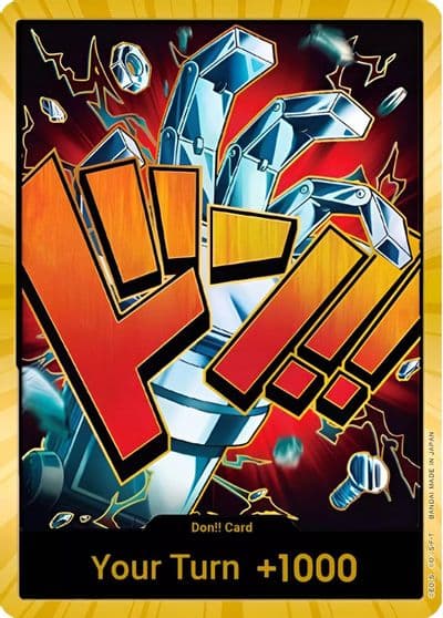DON Card Eustass Captain Kid Gold Premium Booster -The Best- One Piece card