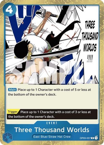 Three Thousand Worlds Jolly Roger Foil Premium Booster -The Best- One Piece card