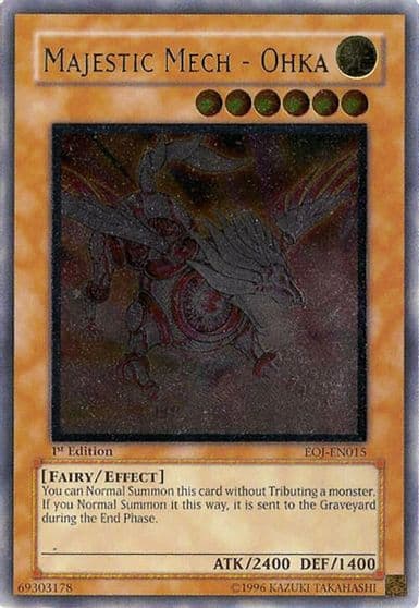 Majestic Mech Ohka UTR Enemy of Justice Yu-Gi-Oh! card