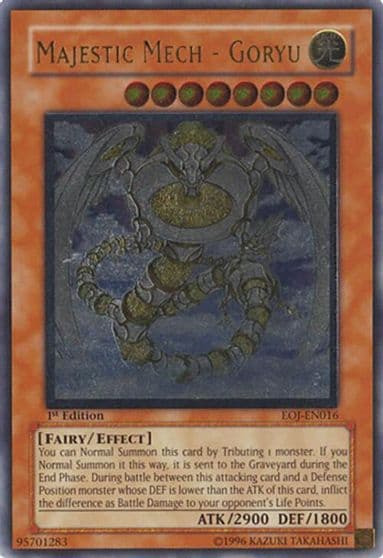 Majestic Mech Goryu UTR Enemy of Justice Yu-Gi-Oh! card