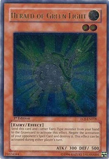 Herald of Green Light UTR Enemy of Justice Yu-Gi-Oh! card