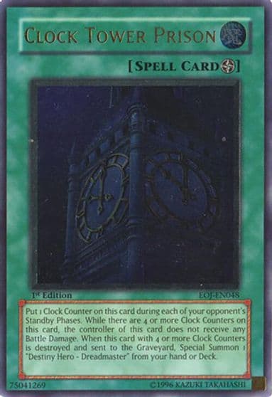 Clock Tower Prison UTR Enemy of Justice Yu-Gi-Oh! card