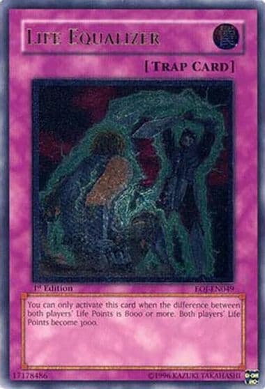 Life Equalizer UTR Enemy of Justice Yu-Gi-Oh! card