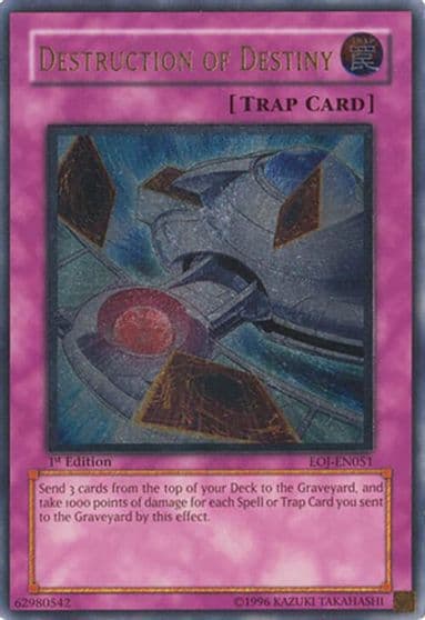 Destruction of Destiny UTR Enemy of Justice Yu-Gi-Oh! card