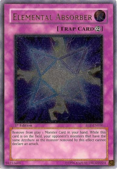 Elemental Absorber UTR Enemy of Justice Yu-Gi-Oh! card