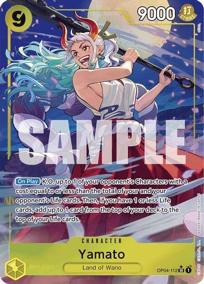 Yamato OP04 112 Alternate Art Premium Booster -The Best- One Piece card