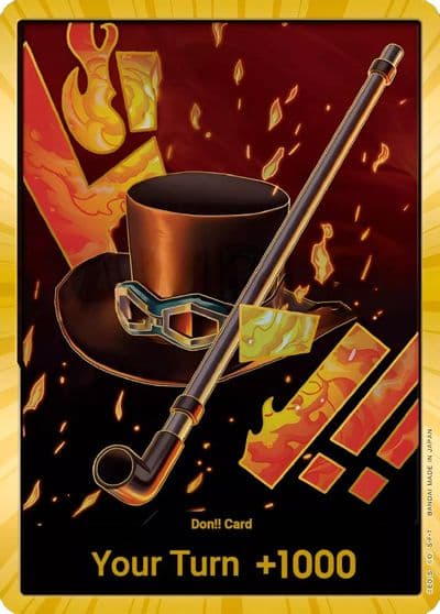 DON Card Sabo Gold Premium Booster -The Best- One Piece card