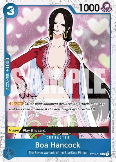 Boa Hancock ST03 013 Jolly Roger Foil Premium Booster -The Best- One Piece card