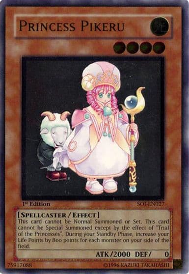 Princess Pikeru UTR Shadow of Infinity Yu-Gi-Oh! card