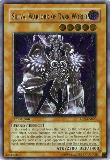 Sillva Warlord of Dark World UTR Elemental Energy Yu-Gi-Oh! card