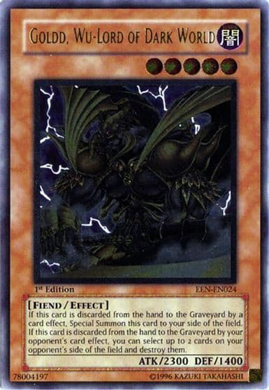 Goldd Wu Lord of Dark World UTR Elemental Energy Yu-Gi-Oh! card
