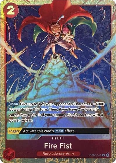 Fire Fist Premium Card Collection Best Selection Vol 2 One Piece Promotion Cards One Piece card