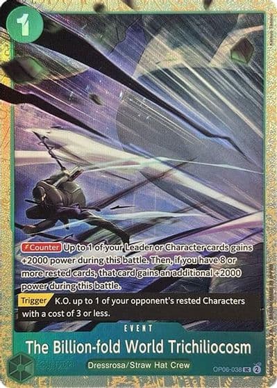 The Billion fold World Trichiliocosm Premium Card Collection Best Selection Vol 2 One Piece Promotion Cards One Piece card