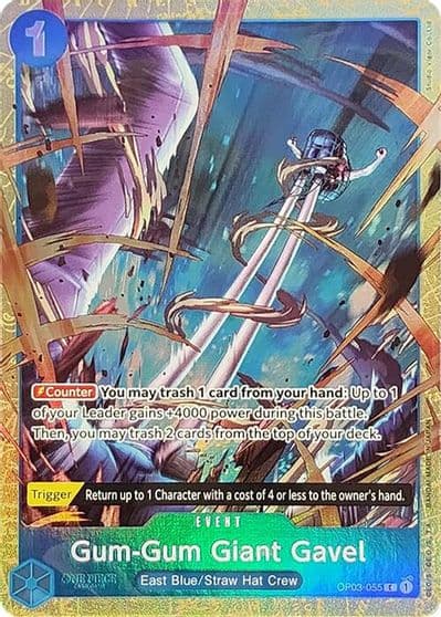 Gum Gum Giant Gavel Premium Card Collection Best Selection Vol 2 One Piece Promotion Cards One Piece card