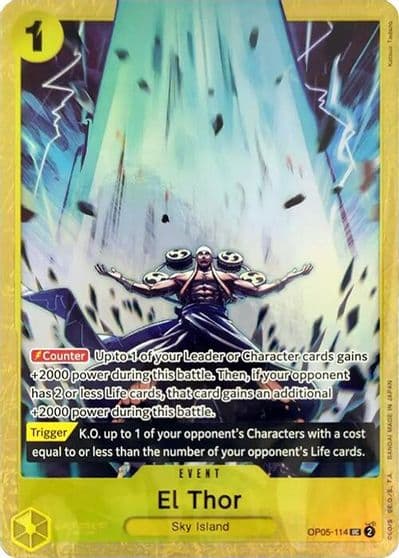 El Thor Premium Card Collection Best Selection Vol 2 One Piece Promotion Cards One Piece card