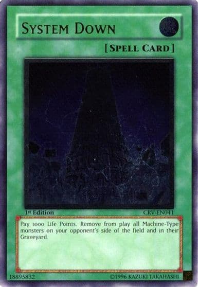 System Down UTR Cybernetic Revolution Yu-Gi-Oh! card