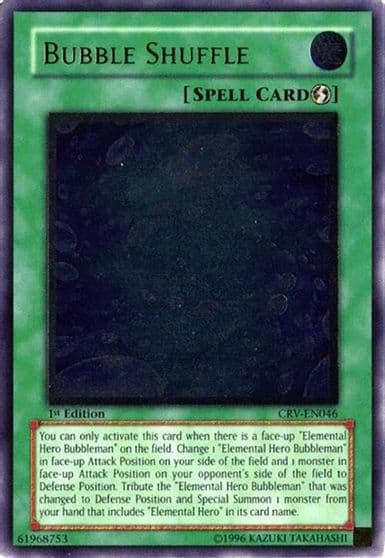 Bubble Shuffle UTR Cybernetic Revolution Yu-Gi-Oh! card