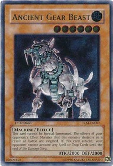 Ancient Gear Beast UTR The Lost Millennium Yu-Gi-Oh! card