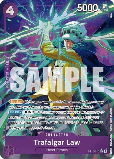 Trafalgar Law ST10 010 Alternate Art Premium Booster -The Best- One Piece card